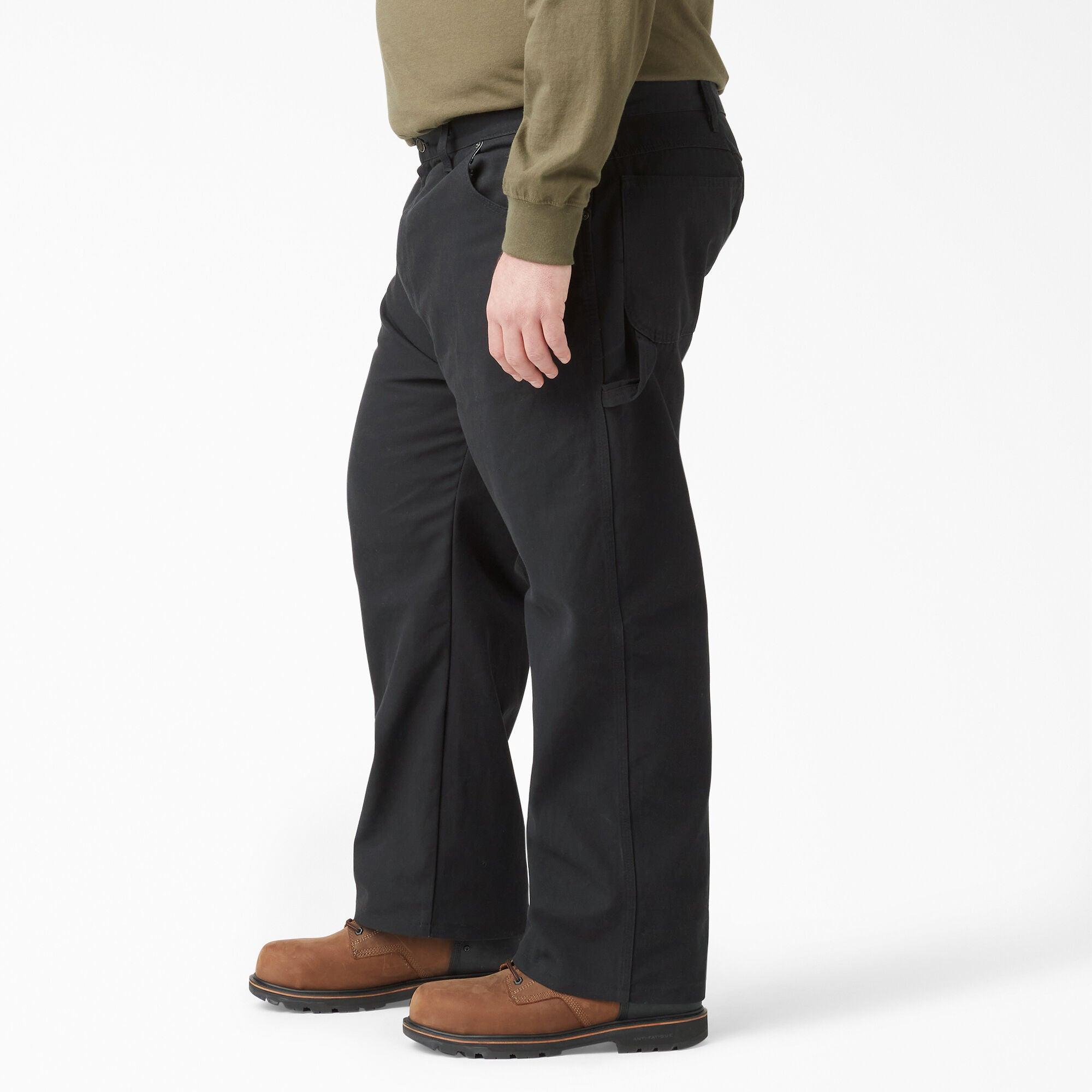 Relaxed Fit Heavyweight Duck Carpenter Pants, Black - Purpose-Built / Home of the Trades