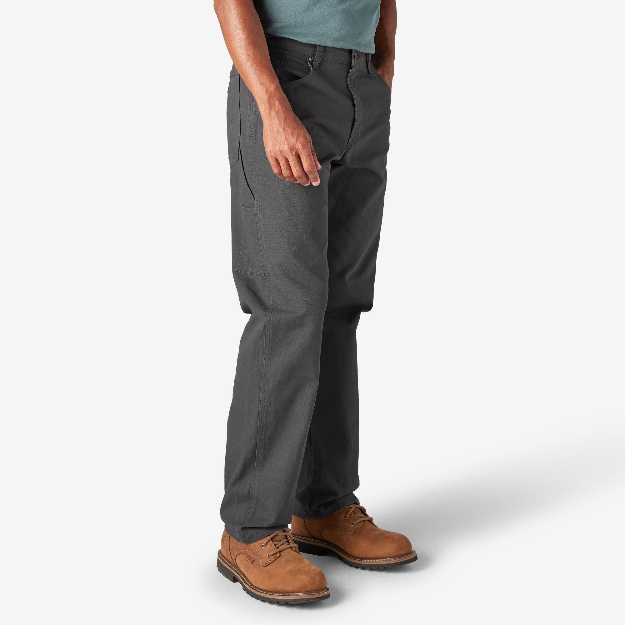 Relaxed Fit Heavyweight Duck Carpenter Pants, Rinsed Slate