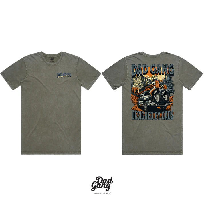 DG Tee - Mt. Adventure - Faded Green