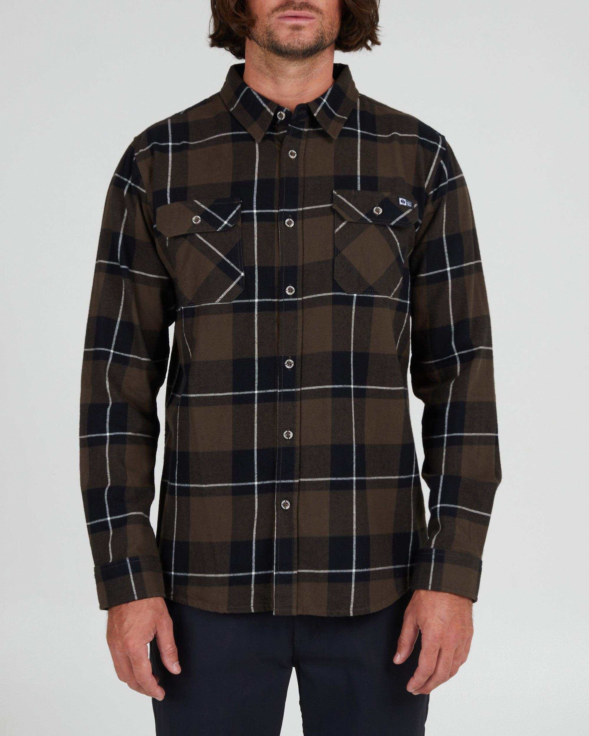 First Light Flannel - Black/Brown - Purpose-Built / Home of the Trades