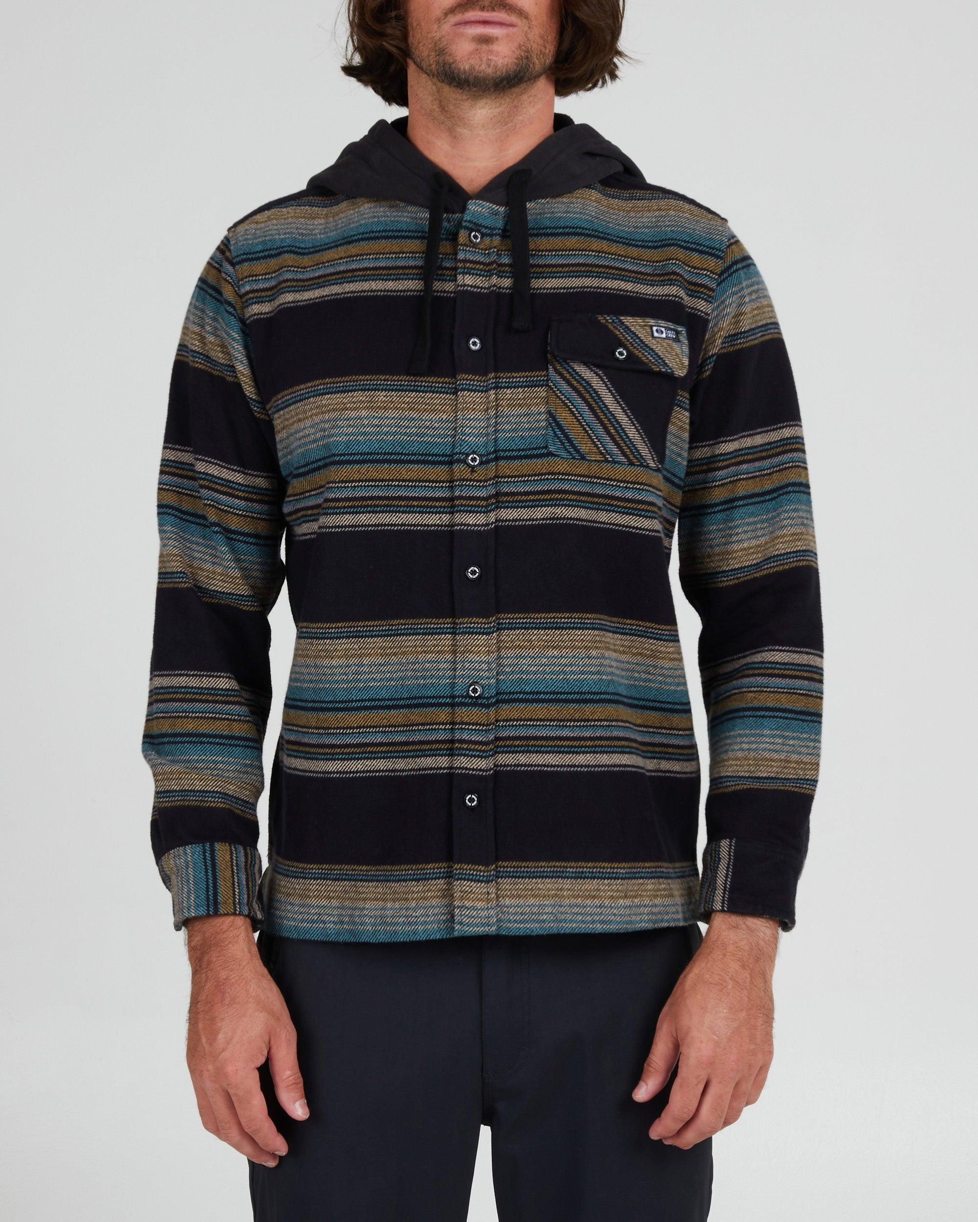 Outskirts L/S Flannel - Black - Purpose-Built / Home of the Trades