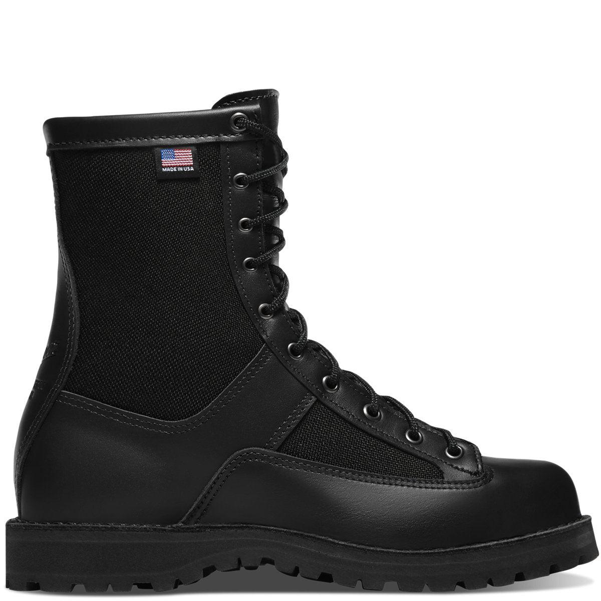 Acadia 8" Black Law Enforcement Boot