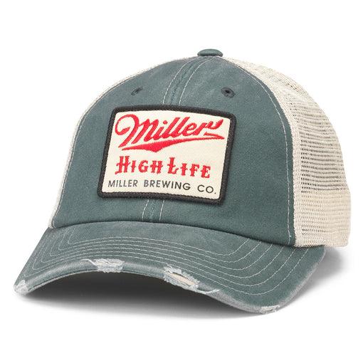 Orville Hat: Miller High Life - Stone/Green - Purpose-Built / Home of the Trades