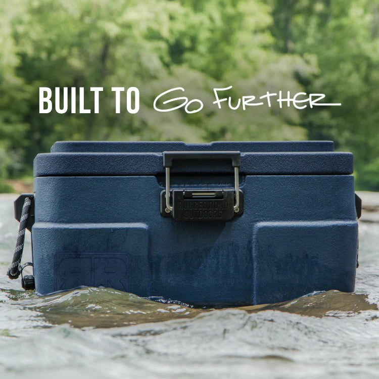Purpose-Built x Rugged Road 45qt - Blue Steel Floating Cooler
