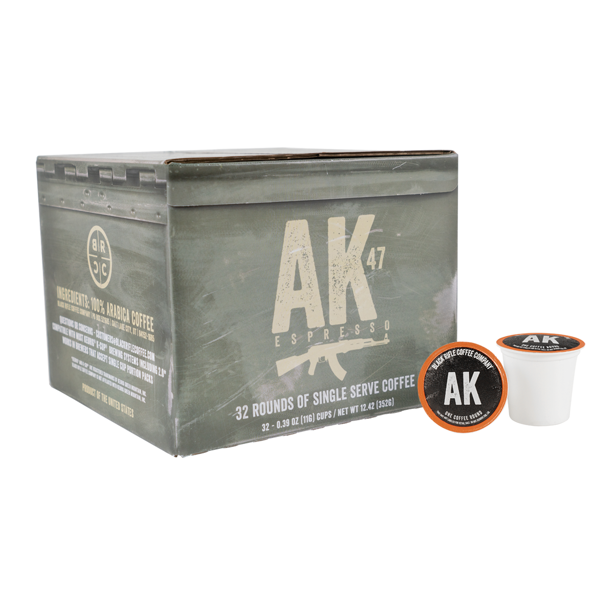 AK-47 Espresso Blend Rounds 32 ct