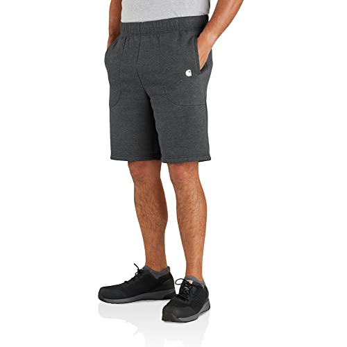 Relaxed Fit Midweight Fleece Short - Carbon Heather