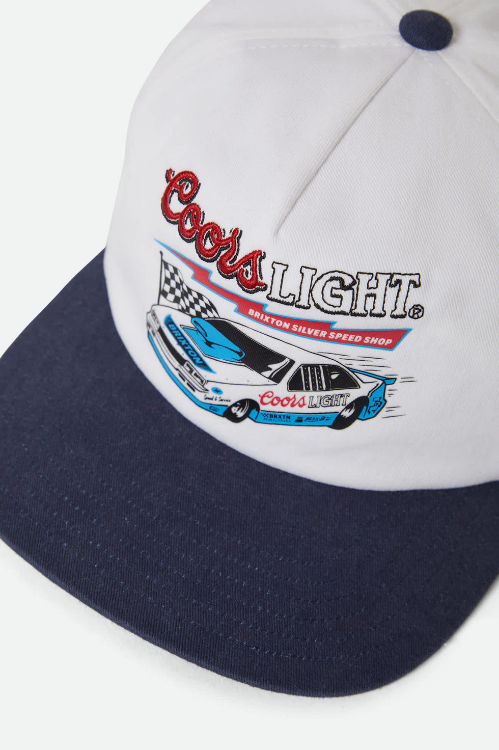 Coors Light Blower Snapback- White/Coors Navy