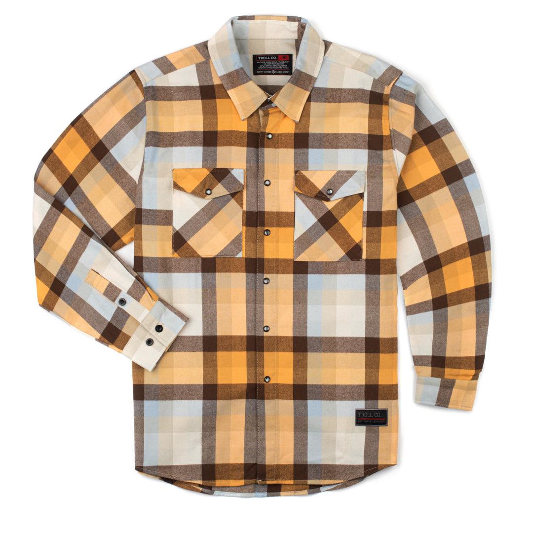 Owen Flannel: Blue, Brown & Saddle - Purpose-Built / Home of the Trades