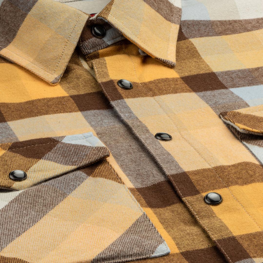 Owen Flannel: Blue, Brown & Saddle - Purpose-Built / Home of the Trades