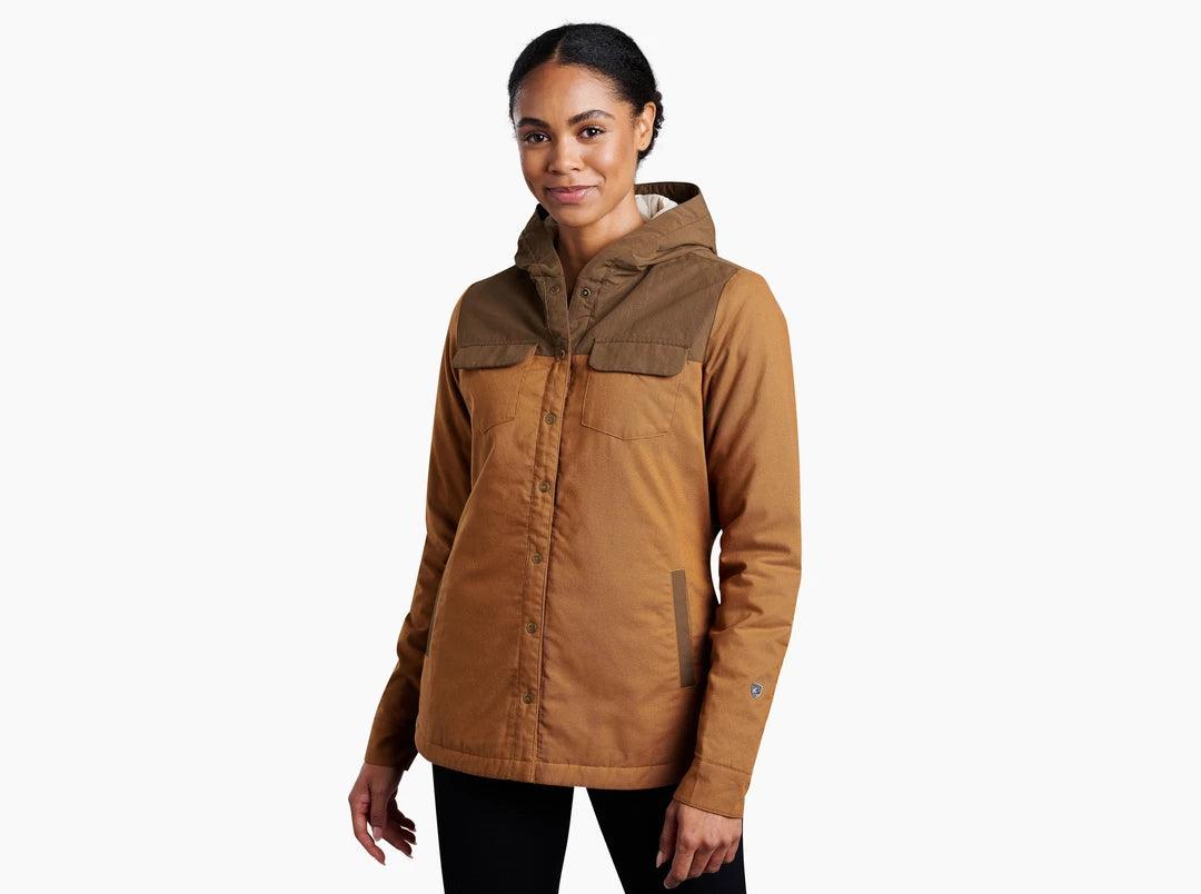 Women's Artisan Hooded Shirtjak - Dark Khaki - Purpose-Built / Home of the Trades