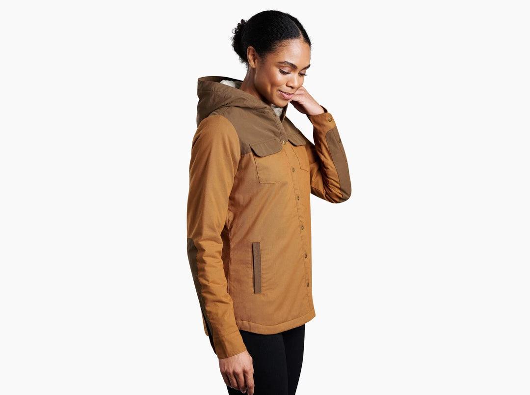 Women's Artisan Hooded Shirtjak - Dark Khaki - Purpose-Built / Home of the Trades