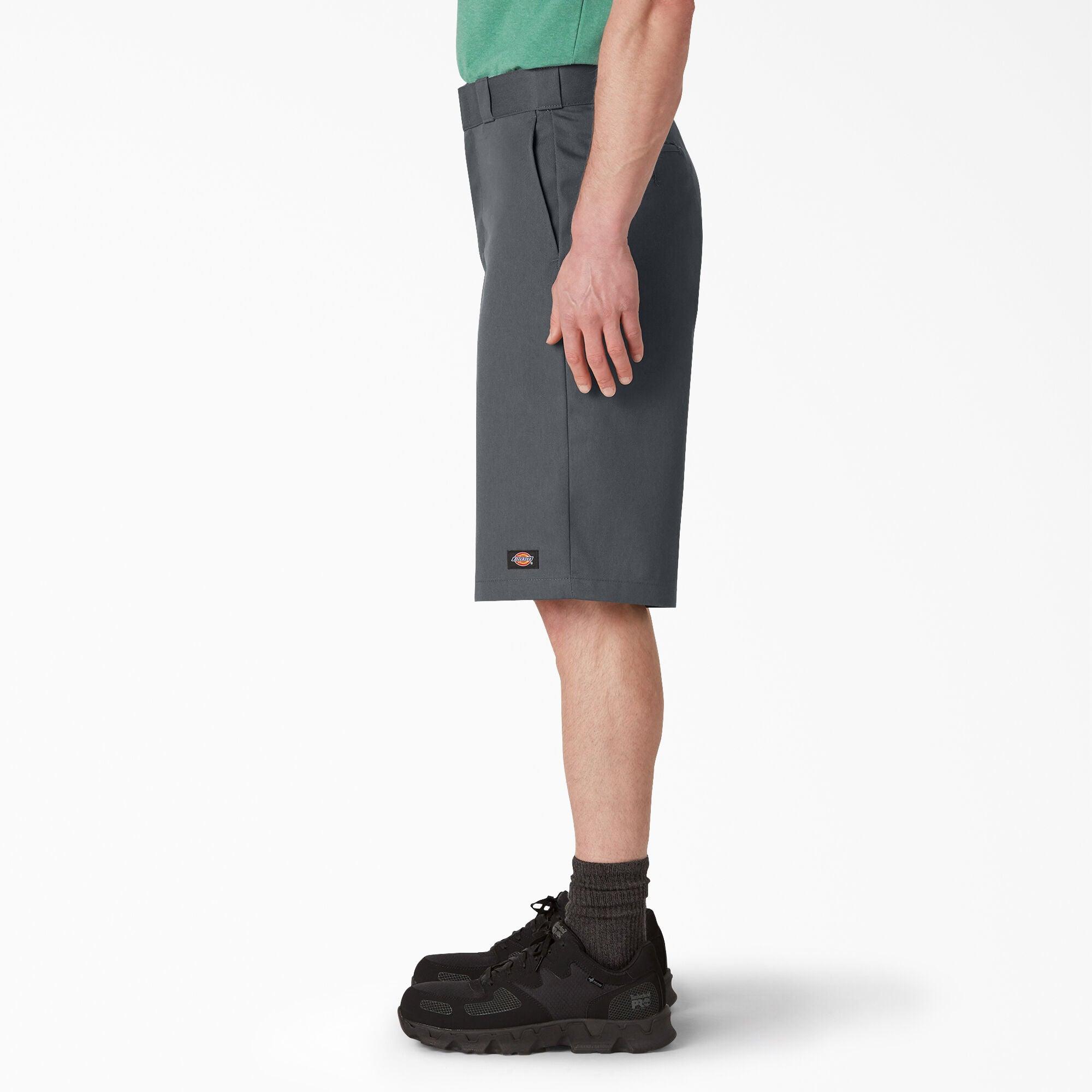 13 Loose Fit Multi-Use Pocket Work Shorts - Charcoal