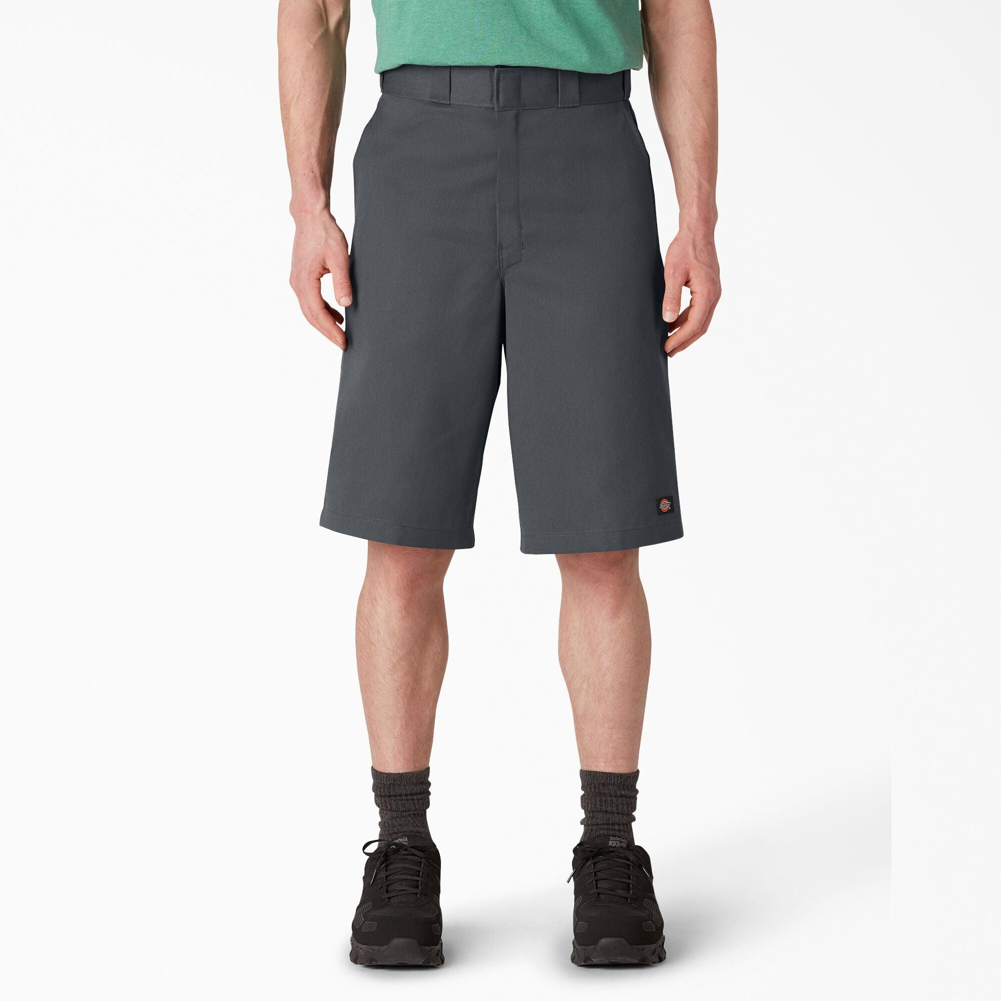 13" Loose Fit Multi-Use Pocket Work Shorts - Charcoal