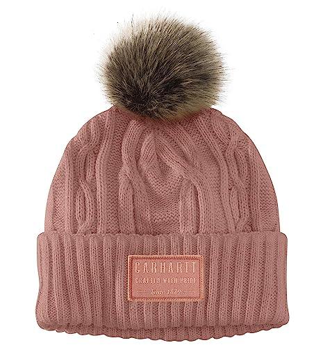 Women's Knit Pom Beanie - Cameo Brown - Purpose-Built / Home of the Trades