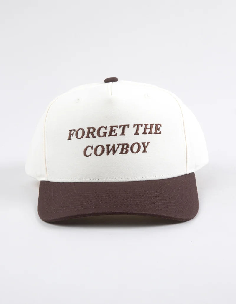 Forget the Cowboy Netplus Snapback- Chocolate/Off White