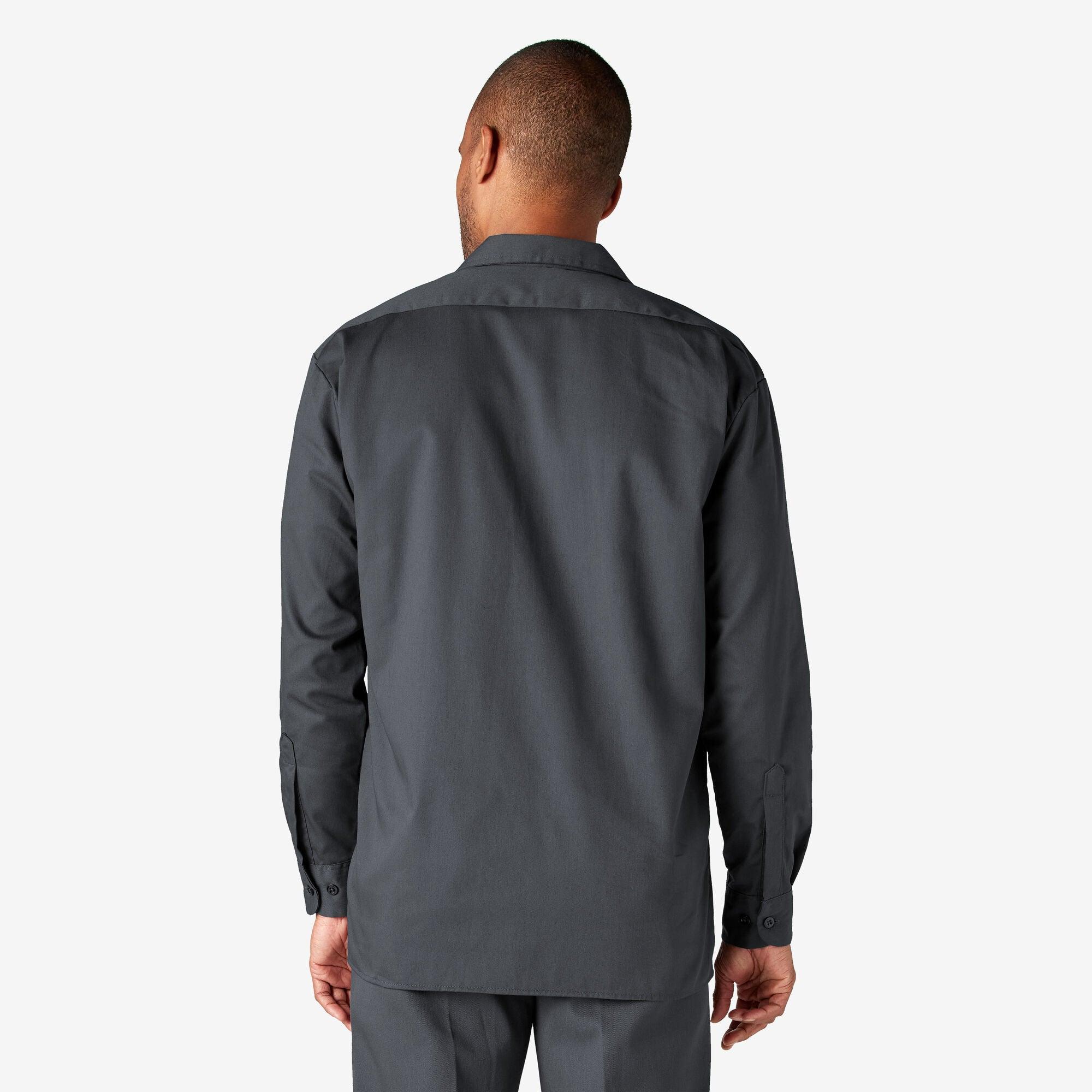 Long Sleeve Work Shirt, Charcoal Gray