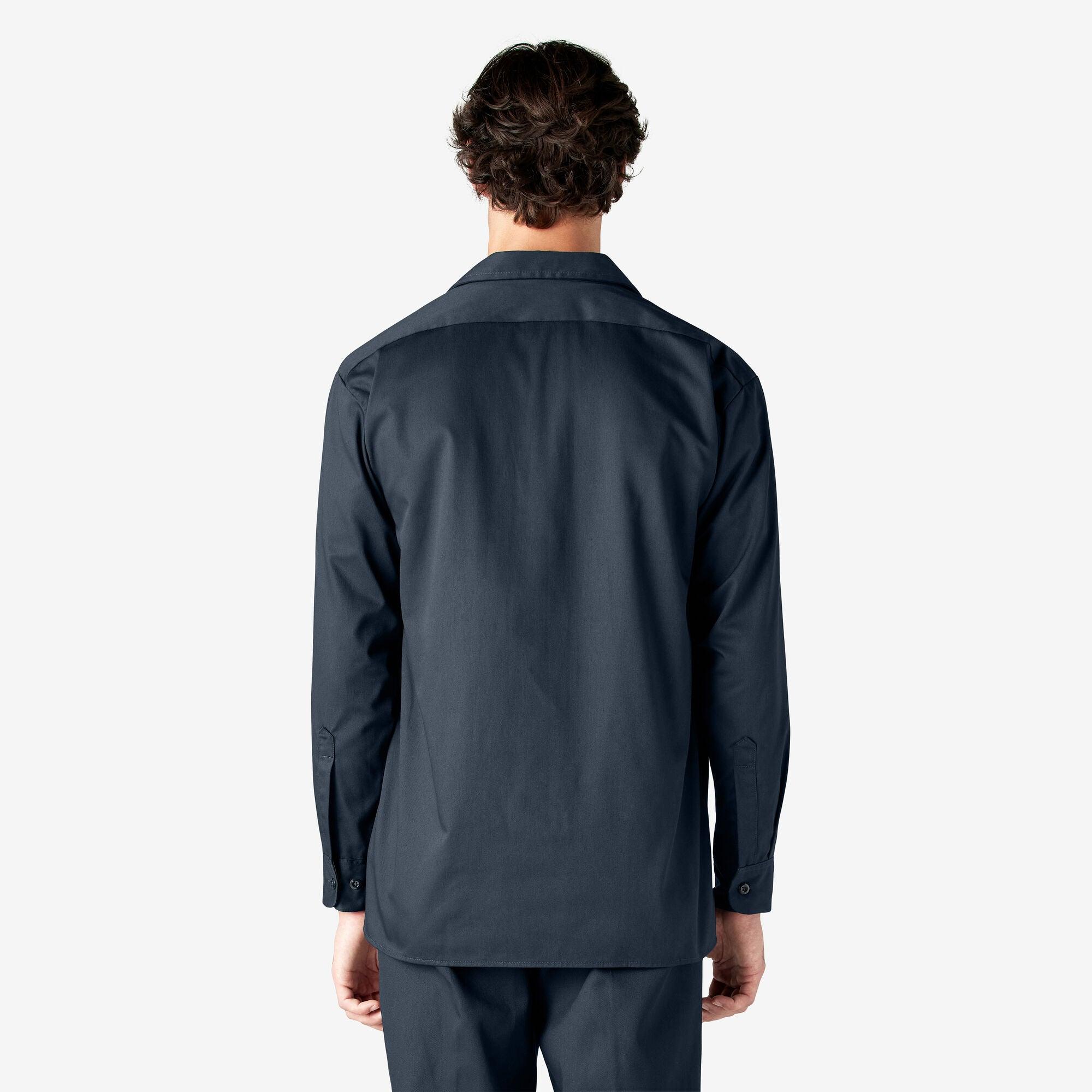 Long Sleeve Work Shirt, Dark Navy