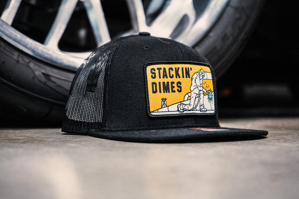 Stacking Dimes Meshback, Black