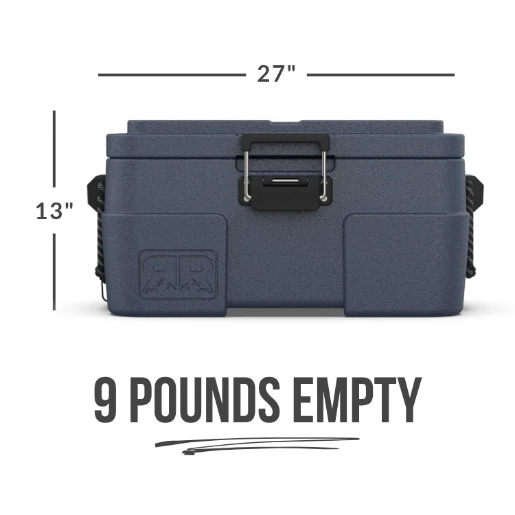 Purpose-Built x Rugged Road 45qt - Blue Steel Floating Cooler