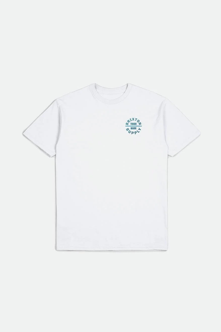 Oath Short Sleeve Standard Tee - White/Green/Blue