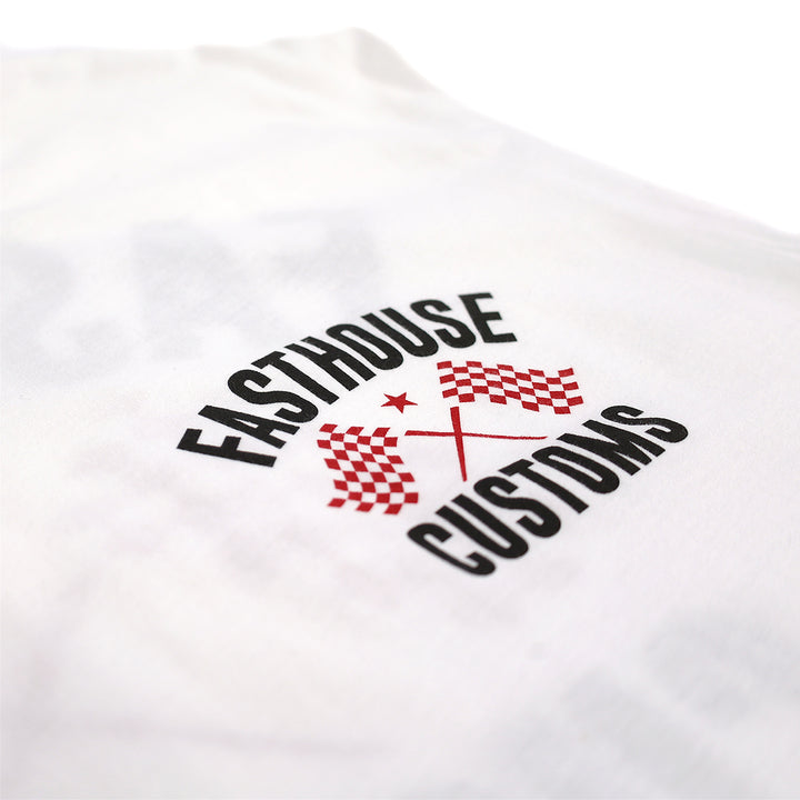 68 Trick SS Tee - White/Red -  - 