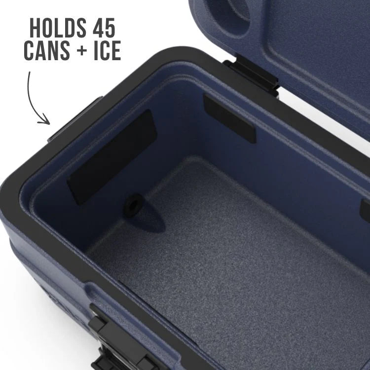 Purpose-Built x Rugged Road 45qt - Blue Steel Floating Cooler