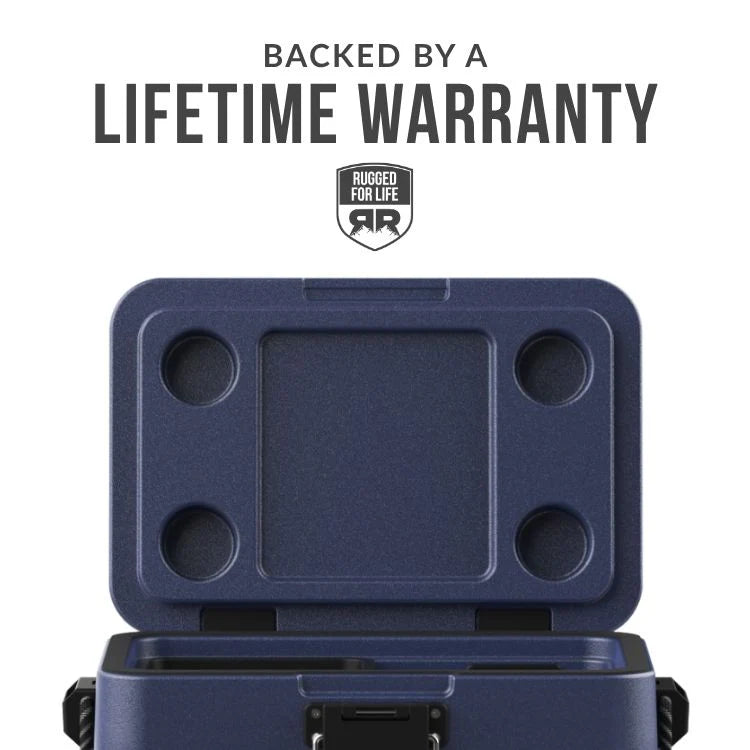 Purpose-Built x Rugged Road 45qt - Blue Steel Floating Cooler