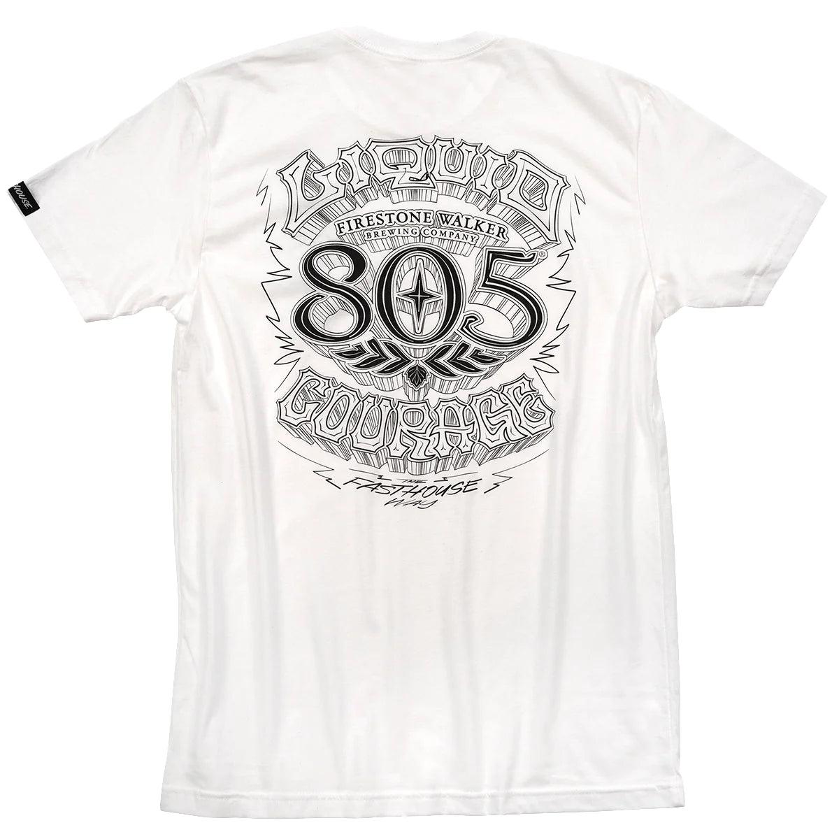 805 Liquid Courage Tee - White - FASTHOUSE - Shirts