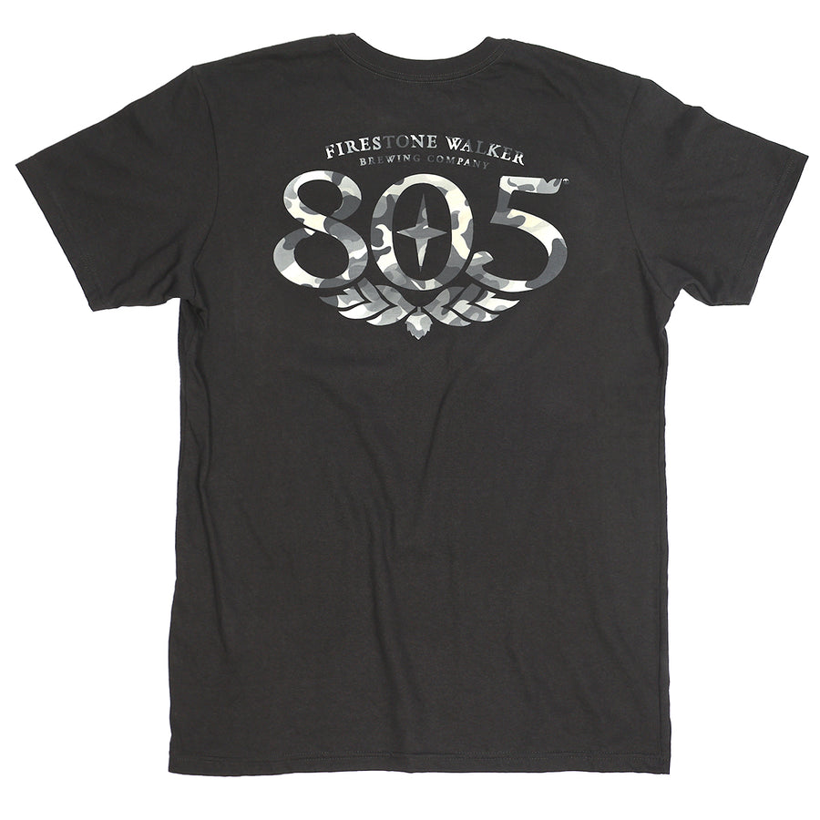 805 Premier Original S/S Tee - Black/Camo - FASTHOUSE - Shirts