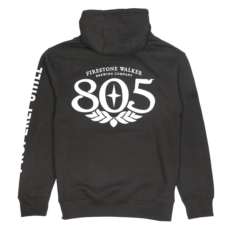 805 Premier Properly Chill Hooded Pullover, Black - FASTHOUSE - Sweatshirts