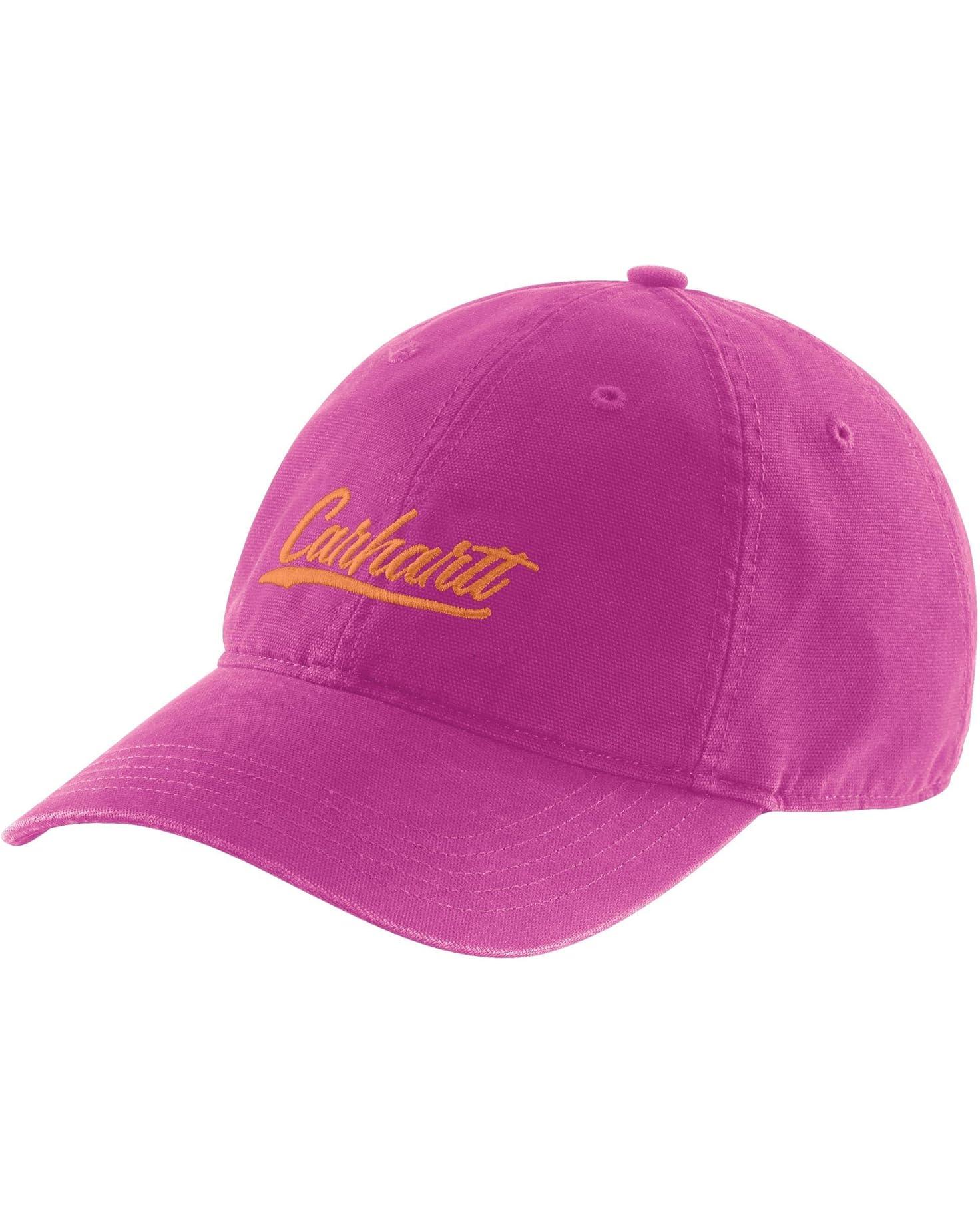 Canvas Script Graphics Cap - Magenta Agate - Purpose-Built / Home of the Trades