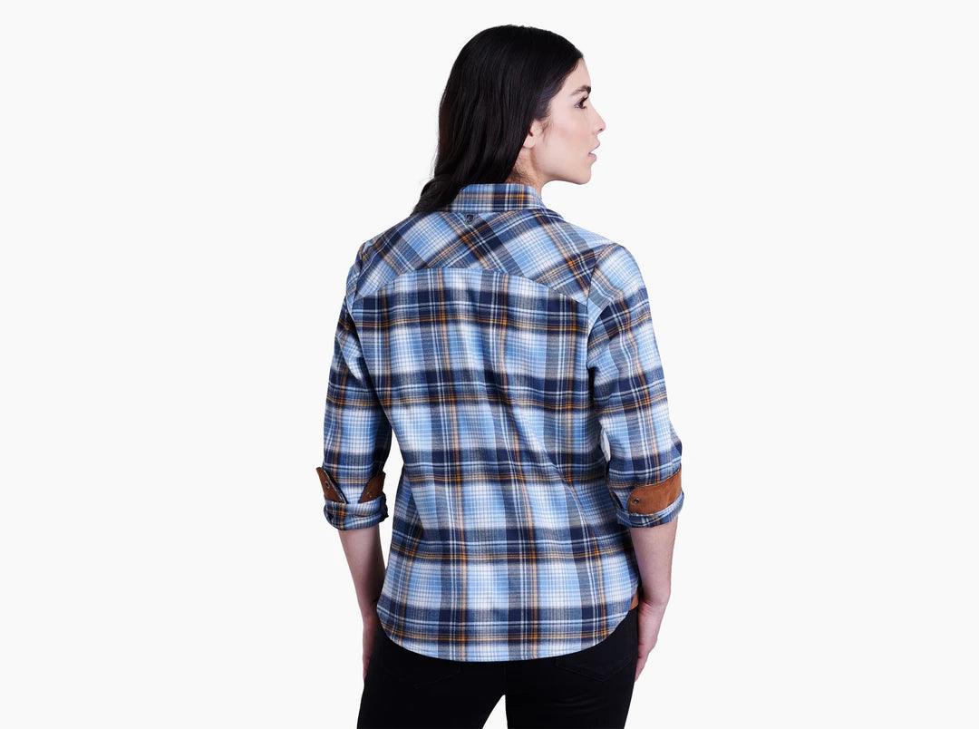 Women's Tess Flannel - Big Sky Blue - Purpose-Built / Home of the Trades