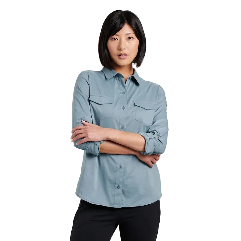 Women's Kamp Long Sleeve  - Eucalyptus