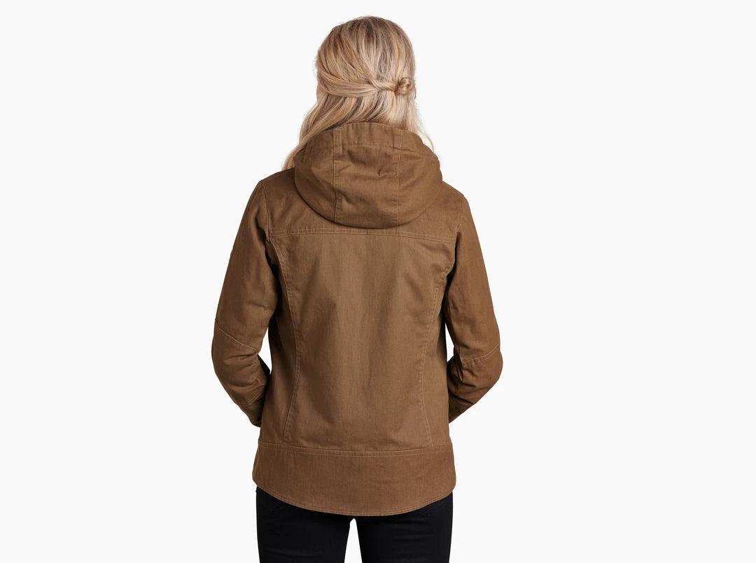 Women's The Law Fleece Lined Hoody - Dark Khaki - Purpose-Built / Home of the Trades