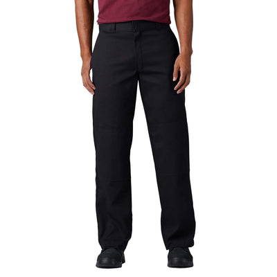 FLEX Loose Fit Double Knee Work Pants - Black
