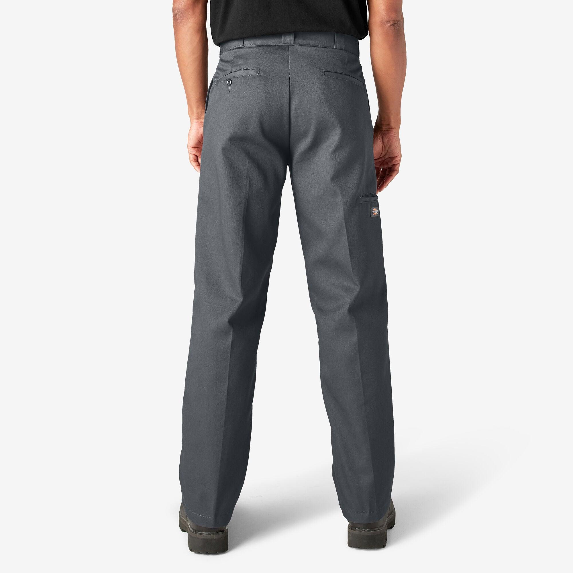 Review - Loose Fit Double Knee Work Pants, Charcoal Gray