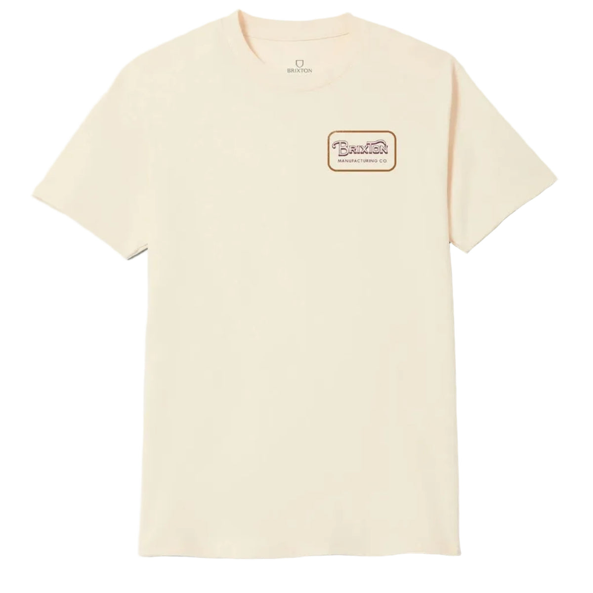 Grade S/S Standard Tee- Cream/Burgundy/Rust