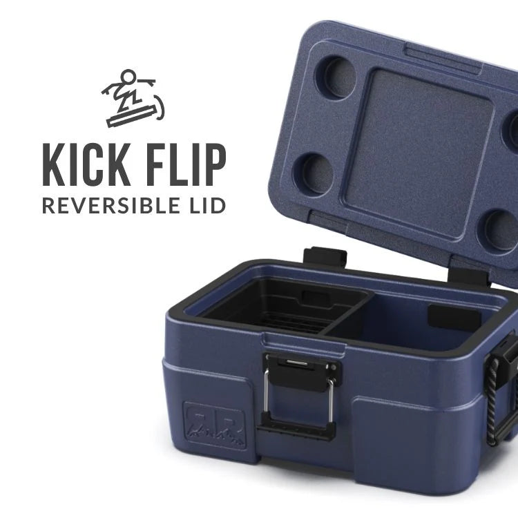 Purpose-Built x Rugged Road 45qt - Blue Steel Floating Cooler