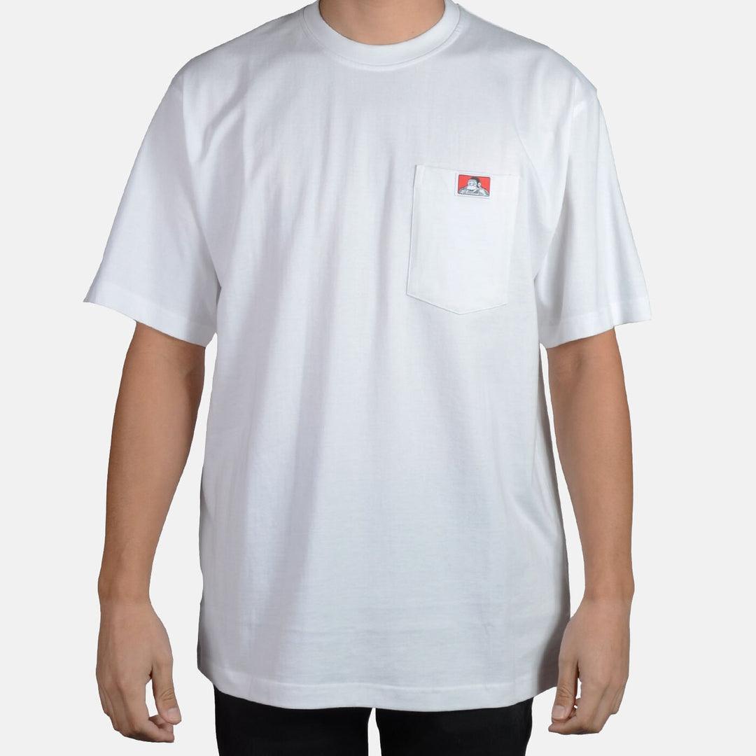 Heavy Duty Short Sleeve Pocket T-Shirt: White