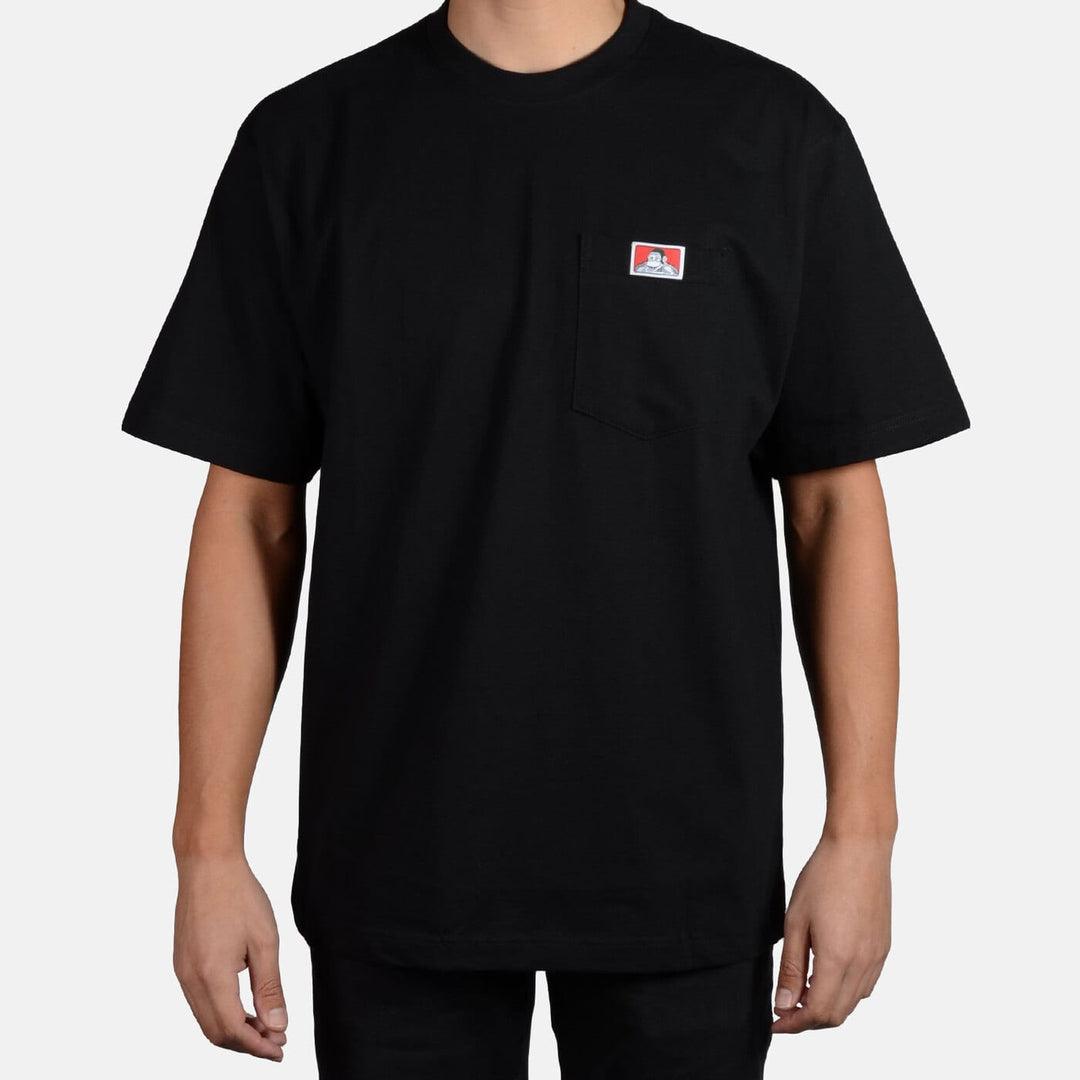 Heavy Duty Short Sleeve Pocket T-Shirt: Black