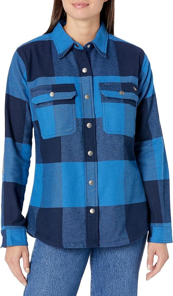 Women's DuraTech Renegade Flannel Shirt - Bright Blue - Purpose-Built / Home of the Trades