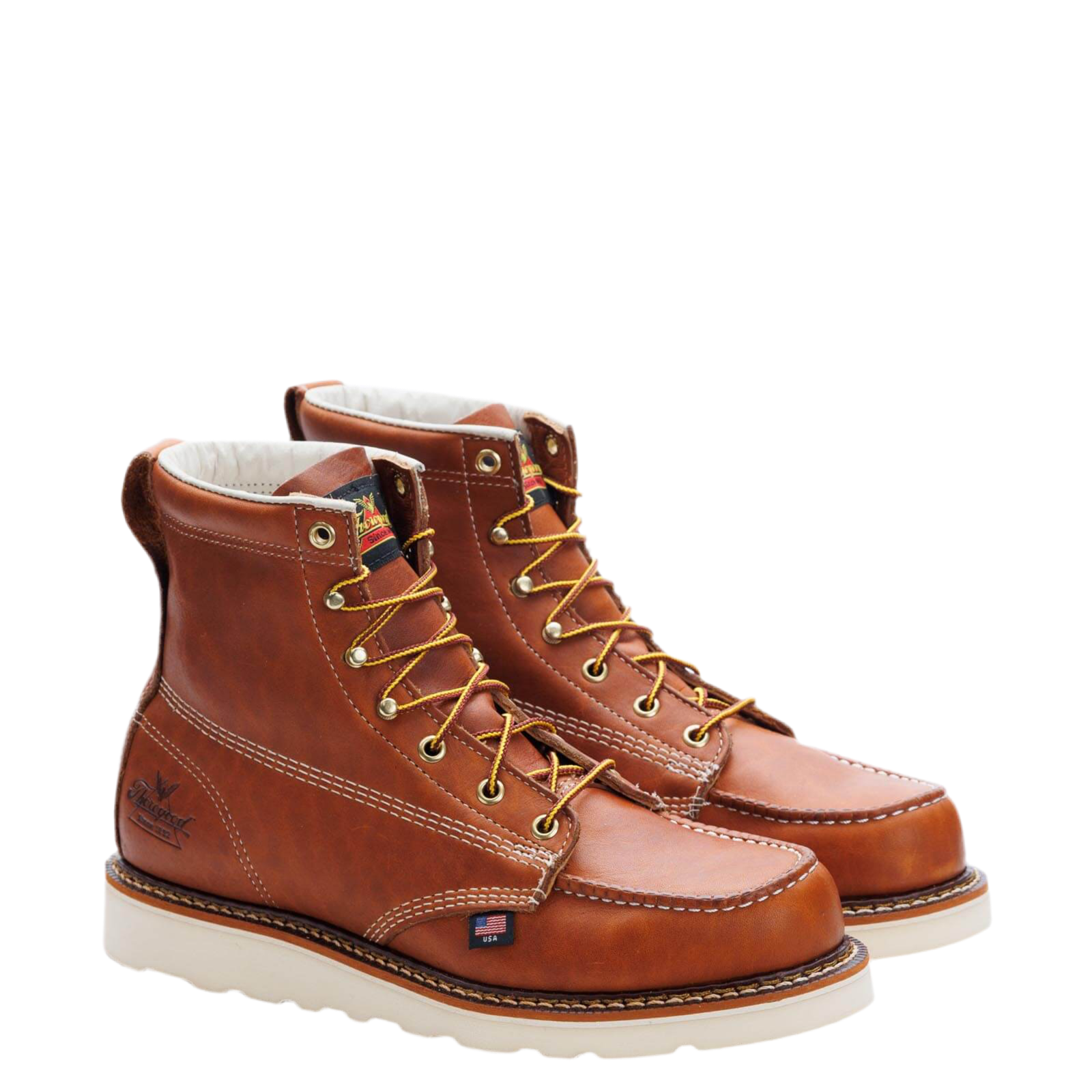 American Heritage - 6" Tobacco Moc Toe - MAXwear Wedge (Soft Toe)