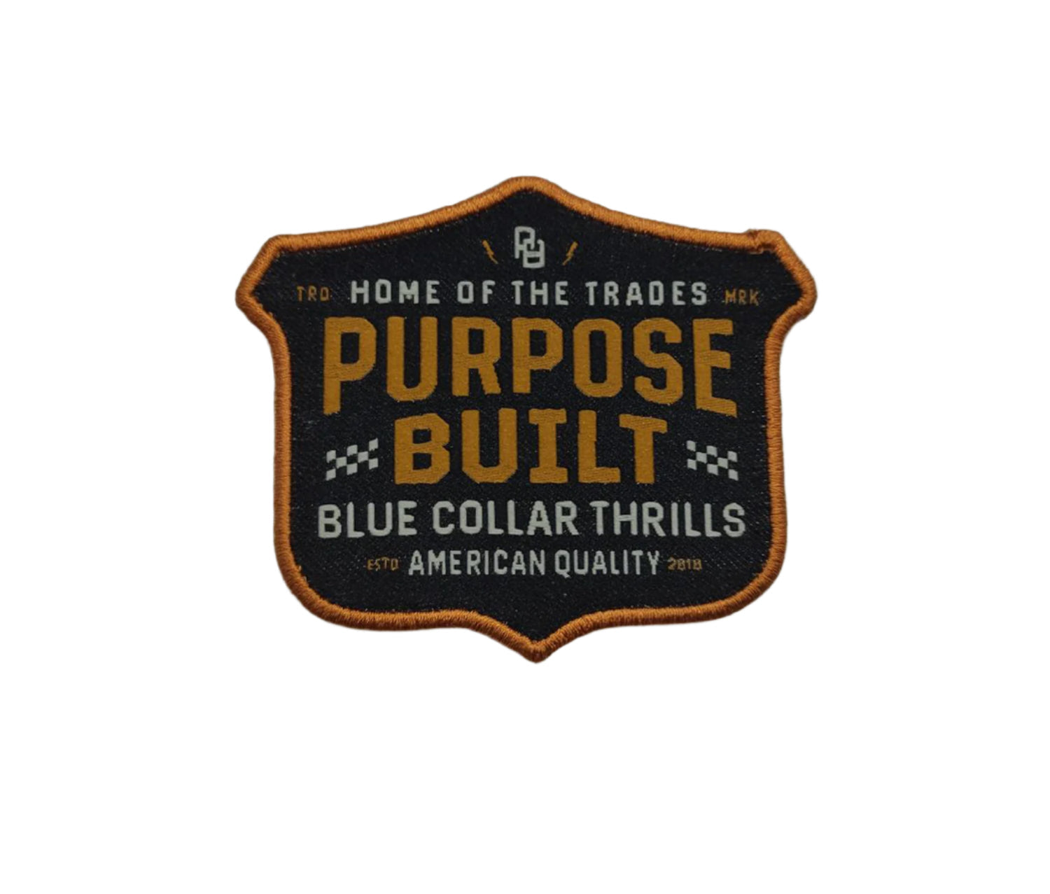 Blue Collar Thrills Patch - 3.29" x 2.23"