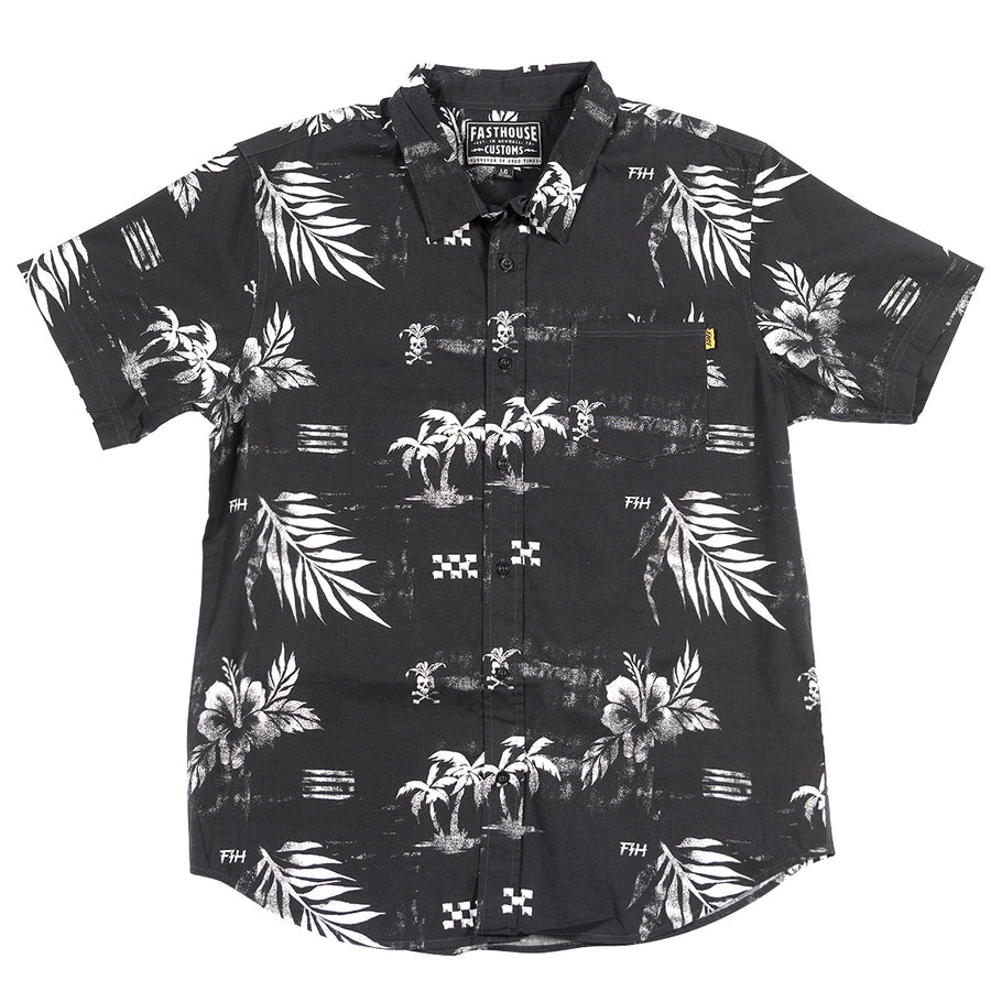 Alani SS Button Up Shirt - Black - FASTHOUSE - Button Downs