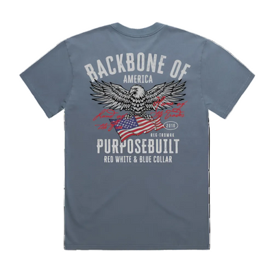 American Eagle HD Tee, Faded Indigo