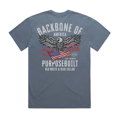 American Eagle HD Tee, Faded Indigo