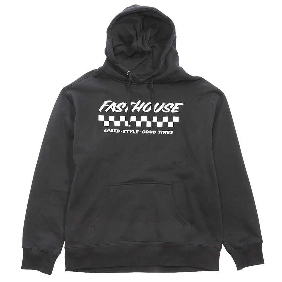 Apex Hooded Pullover - Black