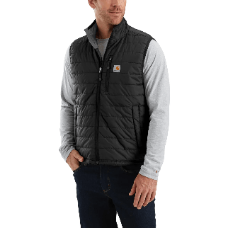 Gilliam Rain Defender Relaxed Fit Lightweight Insulated Vest - Black - Purpose-Built / Home of the Trades