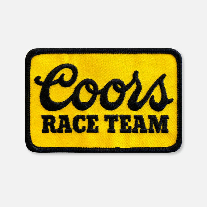 Banquet Race Team Patch, Yellow & Black