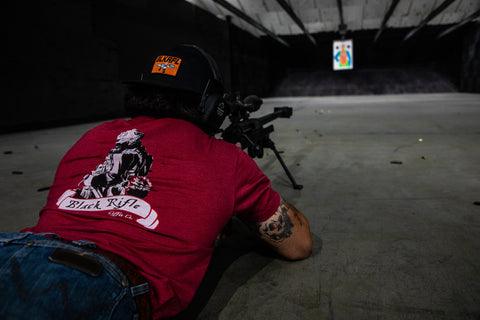 Blackbeard's 2.0 Shooting T-Shirt - Cardinal